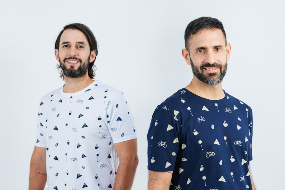 Camiseta Hombre de Ciclismo Miniprint | Inspirada en la Esencia de Colombia